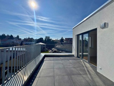 Helle Penthouse-Wohnung mit freiem Blick auf die Reben! +Neubau Erstbezug!+