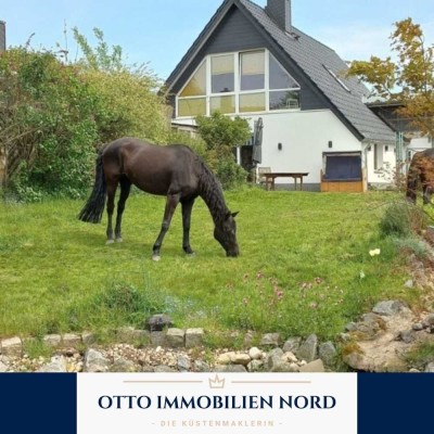 Nordholz: Traum für Pferdefreunde! Idyllisches Zuhause mit Stallungen & Paddock, OIN25225