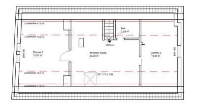 Helle 3-Zimmer Dachgeschosswohnung in Bechtheim