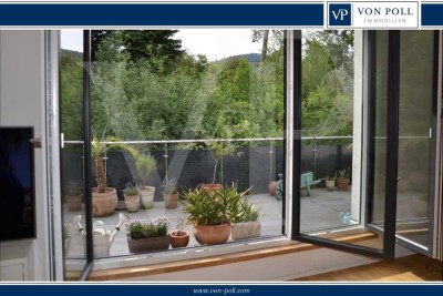 Neuer Preis: Bezugsfertig ab 1. Juli - Moderne KFW55-Wohnung mit Dachterrasse und Blick ins Grüne in