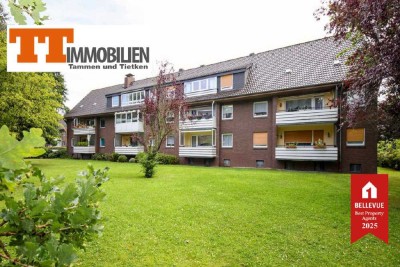 TT bietet an: Ruhige Wohnidylle mit Westbalkon: Großzügige 4-Zimmer-Wohnung in Wilhelmshaven-N