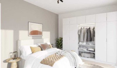 Barrierefreies Wohnen mit Loggia und Gartenanteil