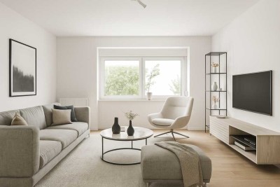 Helle Hochparterre-Wohnung mit 3-Zimmern und Balkon in zentraler Lage von Bad Wimpfen