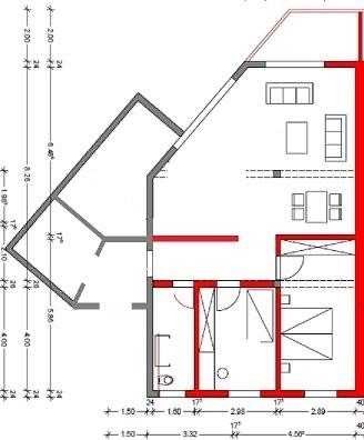 Modernisierte Wohnung mit dreieinhalb Zimmern und Balkon in Leutenbach