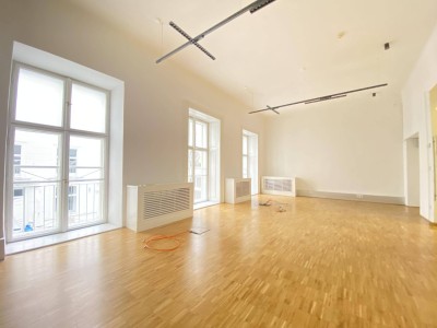 Wohnen und Arbeiten im historischen Palais - Fläche im Hochparterre - ehemalige Büroeinheit im Botschaftsviertel - zu kaufen in 1040 Wien