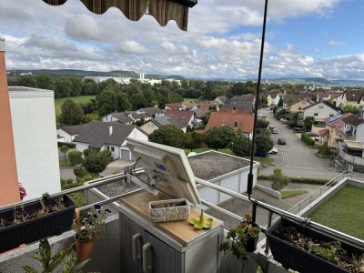3-Zimmerwohnung ab 01.11 frei mit Balkon und schönem Ausblick