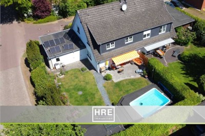 Sottrum | gepflegte Doppelhaushälfte in ruhiger familiärer Lage und schönem Pool im sonnigen Garten!