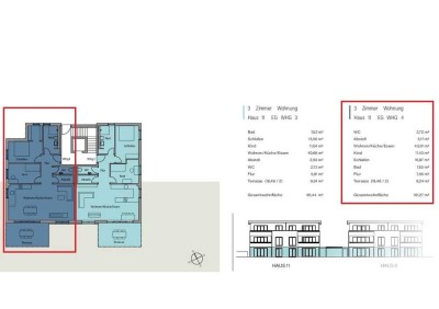 Neubauwohnung - zentrumsnah und doch im Grünen