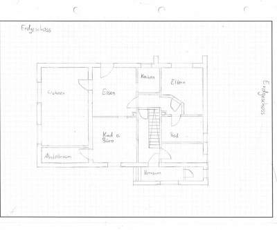 4 Zimmer Erdgeschoss Wohnung 1000 € - 90 m²