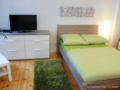 Furnished 1-room apartment with balcony