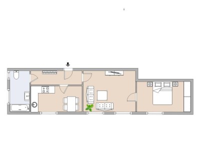 2,5-Zimmer-Wohnung an der südsteirischen Weinstraße