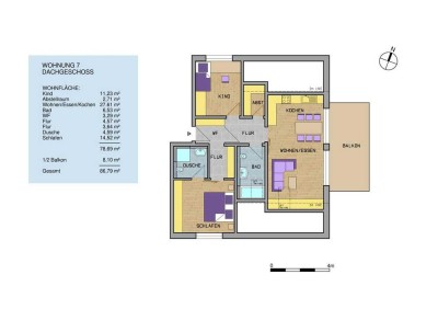 Freundliche Wohnung mit idealem Zuschnitt für Paare oder kleine Familien