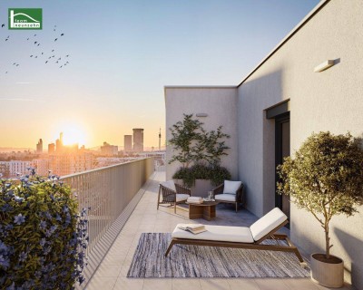 Für Anleger! Kaufpreis versteht sich netto + 20% USt. Traumhafte Dachgeschosswohnung mit Dachterrasse mit Gartenfläche!