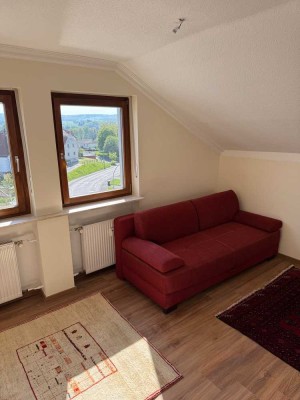 Voll möblierte, stilvolle 1-Raum-Wohnung mit Einbauküche und allen Geräten in Kernstadt-Staufenberg