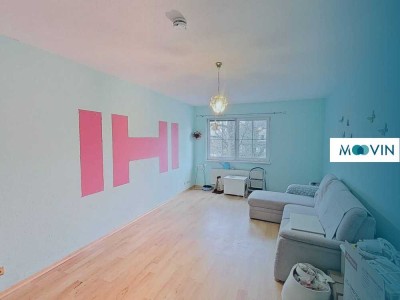 Große und modernisierte 2-Zimmer-Wohnung mit EBK und Tageslichtbad