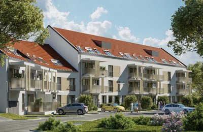 Das Beste kommt zum Schluss! Sonnige 3-Zimmer ETW in Ismaning im EG inkl.  Einbauküche!