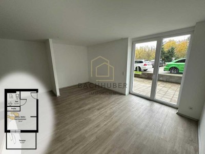 Moderne, barrierefreie 1-Zimmer-Wohnung mit Terrasse in Nabburg - ideal für jedes Alter