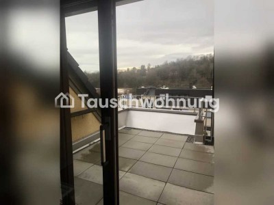 Tauschwohnung: Helle 2-Zimmer-Wohnung mit Balkon in Tübingen zum Tausch