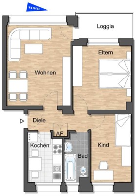 Schöne 3 Zimmer Wohnung sucht Nachmieter