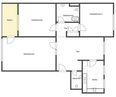 Freundliche und gepflegte 3,5-Zimmer-Wohnung mit EBK in Voerde (Niederrhein)