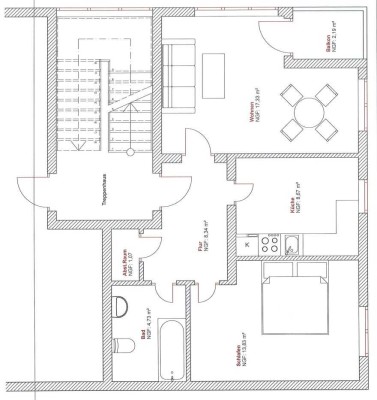 Geschmackvolle, gepflegte 2-Zimmer-Wohnung mit Balkon in Bonn
