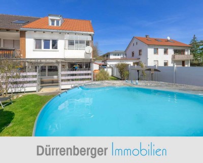 Einziehen und wohlfühlen - Reiheneckhaus mit Pool in Germering