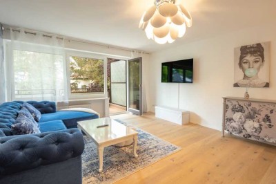 Top sanierte 3,5 Zimmerwohnung mit großem Hobbyraum und Garage