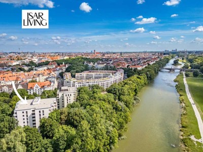 Open House am 15.10. zw. 16:30-18:00 Uhr! Erste Reihe direkt am Isarufer – unwiederbringliche Lage!