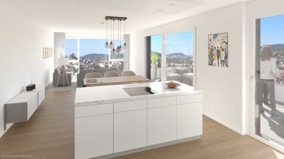 *Neubau*  5-Zimmer-Penthouse-Wohnung