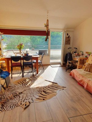Freundliche, ruhige und uneinsehbare 3 Zimmer Wohnung mit riesigem Balkon zu vermieten.