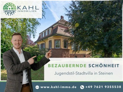 Exklusive Jugendstilvilla in erstklassiger Lage: Ihr Traumhaus im Herzen von Steinen