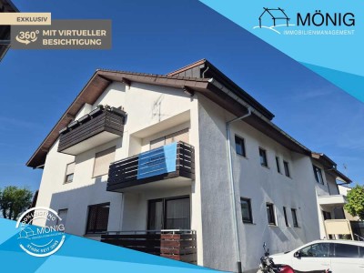 Gemütliche 2-Zimmer-Wohnung mit Einbauküche, großem Balkon und Stellplatz in Dagersheim
