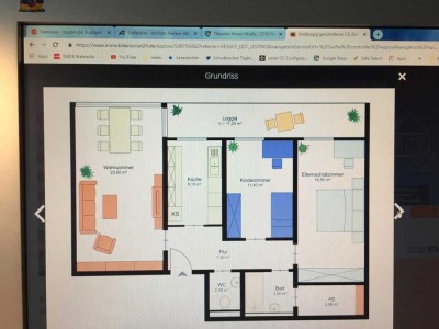 3-Zimmer-Wohnung mit Balkon und EBK in Reutlingen