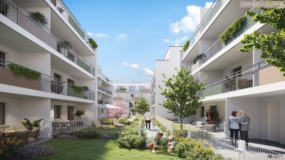 DEMNÄCHST zu besichtigen/Wien Hauptbahnhof/ Stockerau in nur 40 Minuten..., 3 sonnige Zimmer plus Loggia
