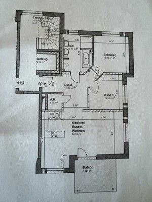 Helle 3-Zimmer-Wohnung mit Balkon
