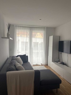 Moderne 2-Zimmer-Neubauwohnung mit Balkon