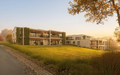 Ausblick auf Schloss Ehrenhausen: Ihre exquisite Erstbezugswohnung in der Südsteiermark!