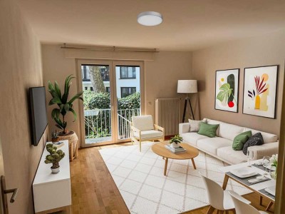 Freistehend - helle 3ZKB mit Terrasse nähe Merianplatz