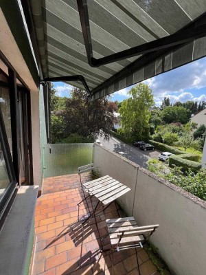 1 Zimmer-Dachgeschosswohnung - Direkt am Wald und Innenstadtnah mit Balkon