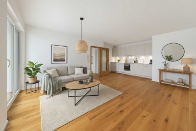 Wohnen mit Weitblick – moderne 3-Zimmer-Dachgeschosswohnung mit Loggia