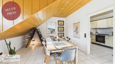 SAARBURG: 86 M² WOHNUNG, 2 SZ, GÄSTE-WC IN GUTER LAGE!