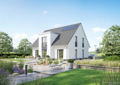Neubau eines  EFH  mit ca. 192 m²  Wohnfl. + 6 Zimmern auf einem ca. 690 m² großen Grundstück!