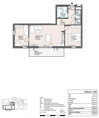 Neues Projekt in der Schwarzelackenau beim Marchfeldkanal - noch 18 Einheiten verfügbar!
