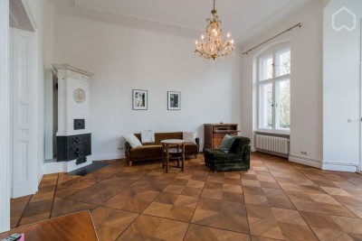 Stilvolle Gründerzeitwohnung mit original Tafelparkett in Berlin