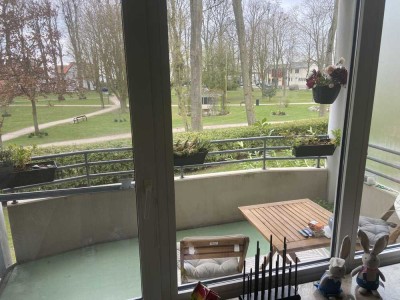 sonnige 2 Zi.-Wohnung am Stadtpark im Zentrum von Burg/F.  courtagefrei