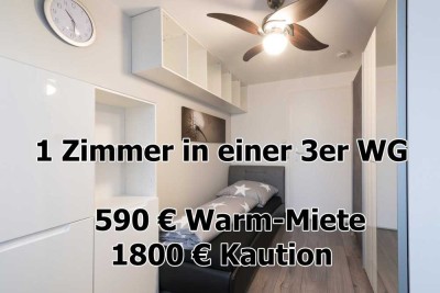 ab sofort  - WG Zimmer in Bernhausen - 5 Min Fußweg zur SBahn