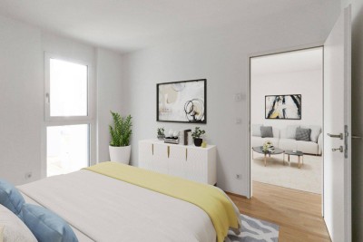 Gratis Miete Mai - Balkon - Innenhofruhelage - Donauzentrum