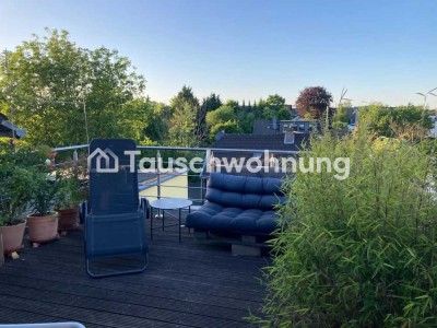 Tauschwohnung: Urbane Idylle mit Bächlein vor der Tür