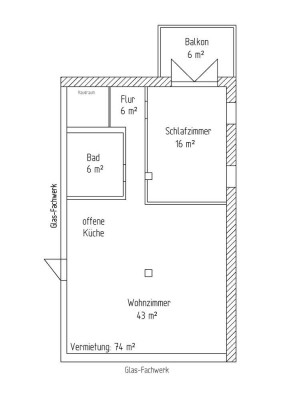 Freundliche und vollst. renovierte 2-Zimmer-Erdgeschosswohnung mit geh. Innenausstattung mit EBK