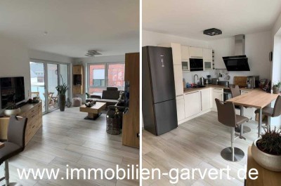 Vermietung - Moderne Wohnung mit Balkon, Aufzug im 1. Obergeschoss in stadtnaher Lage von Borken